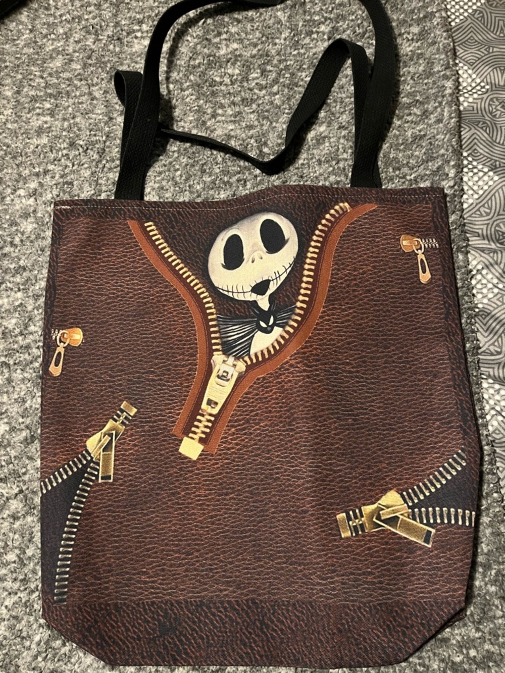 Jack Skellington book bag
